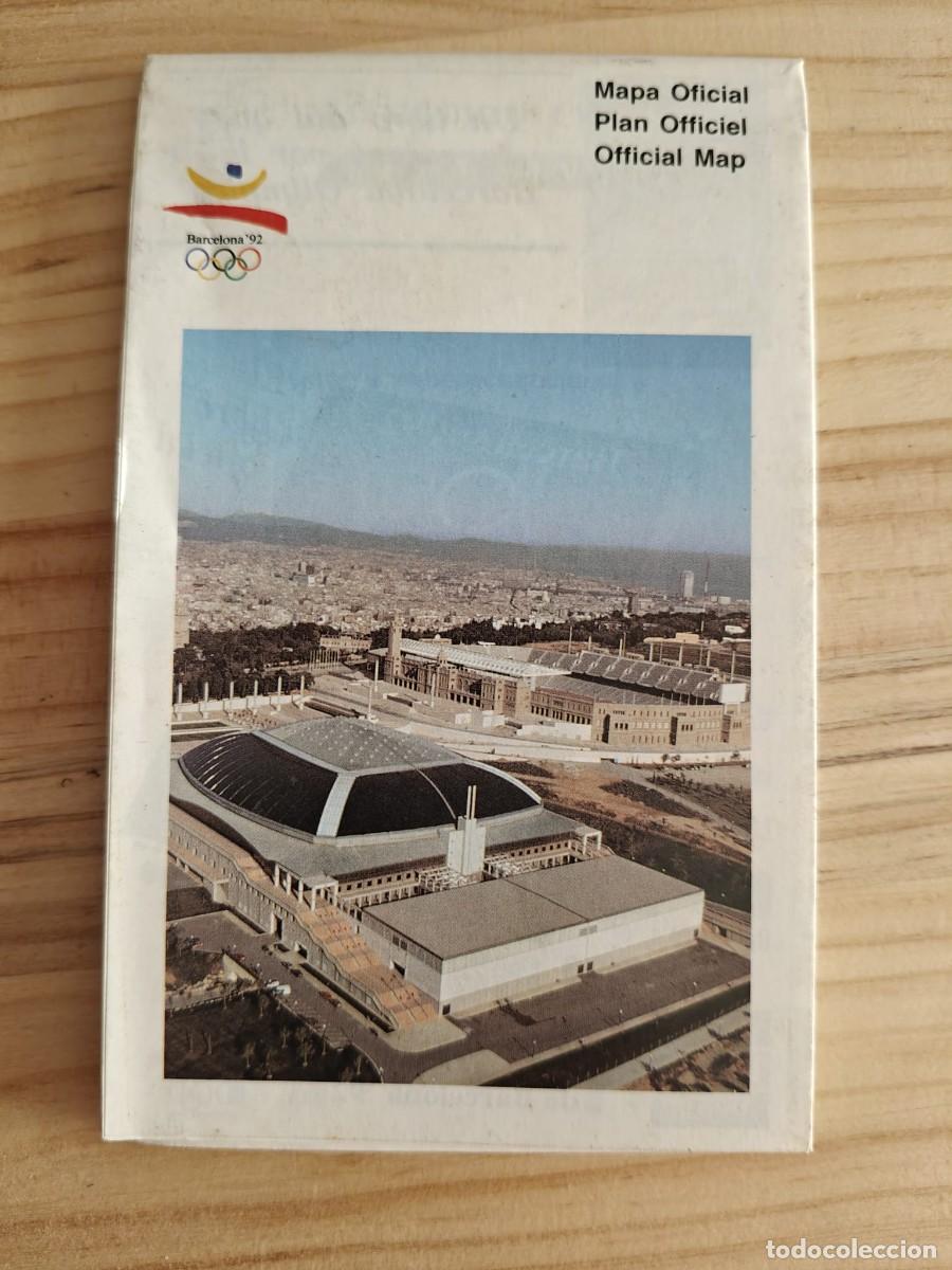 Folletos de turismo: Mapa Oficial de Barcelona '92 - Plan Oficial / Official Map (SEAT Patrocinador Oficial)