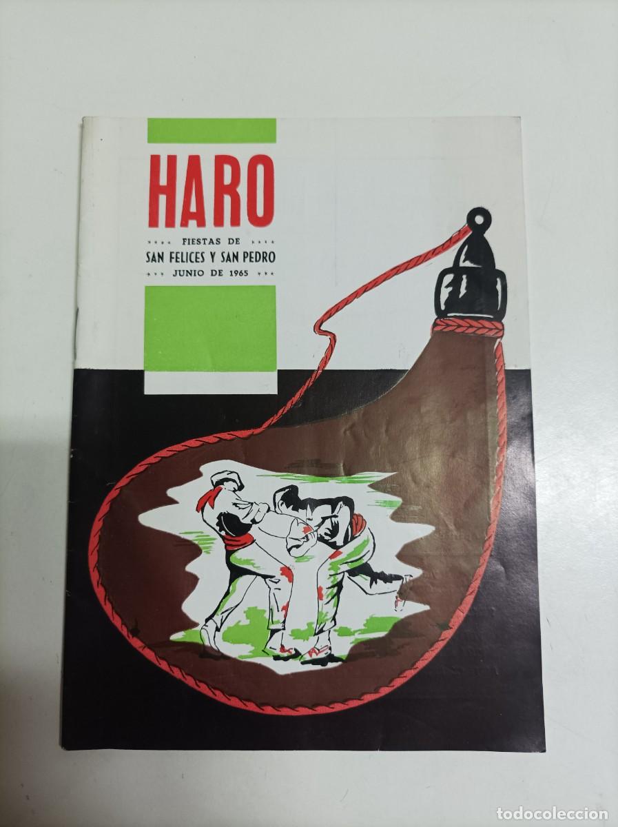 Folletos de turismo: Programa de festejos.- Haro Fiestas de San Felices y San Pedro, Junio de 1965.