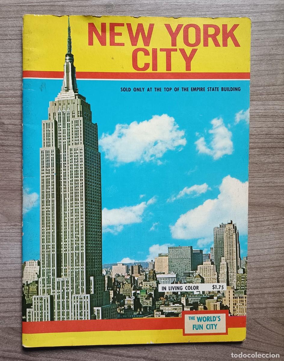 Folletos de turismo: Antigua guia folleto de New York City