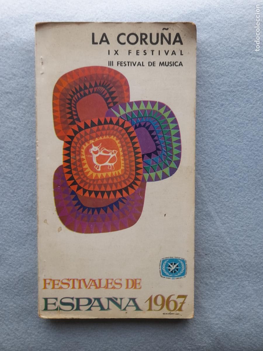 Travel Brochures: La Coru&ntilde;a. IX Festival de M&uacute;sica. A&ntilde;o 1967.