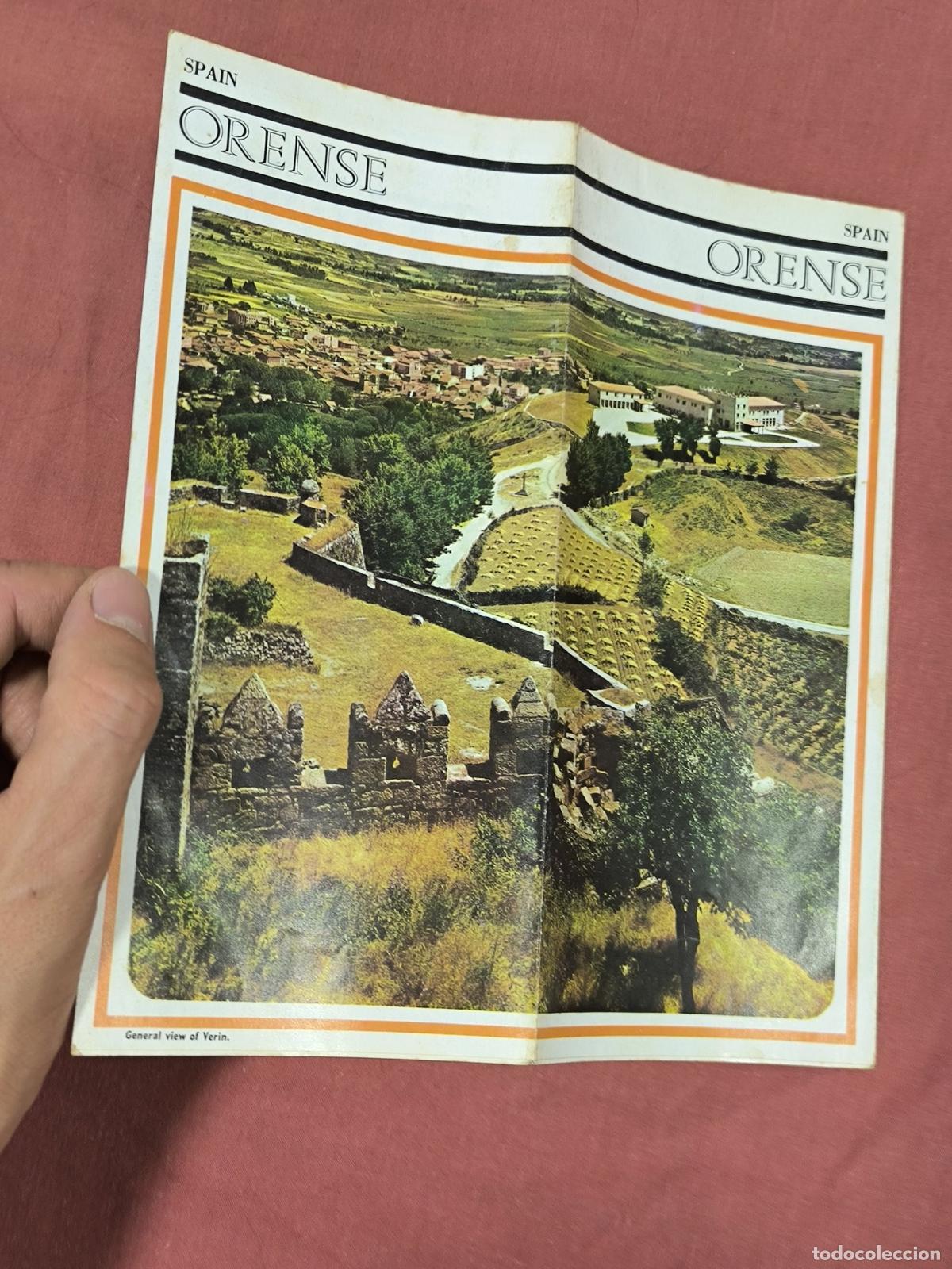 Folhetos de turismo: Antiguo Folleto Tur&iacute;stico Orense Coleccionismo de Papel