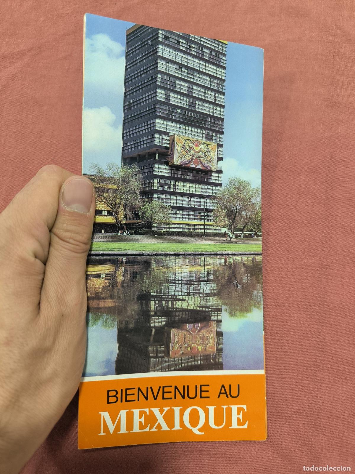 Travel Brochures: Antiguo Folleto Tur&iacute;stico Bienvenue Au Mexique Coleccionismo de Papel