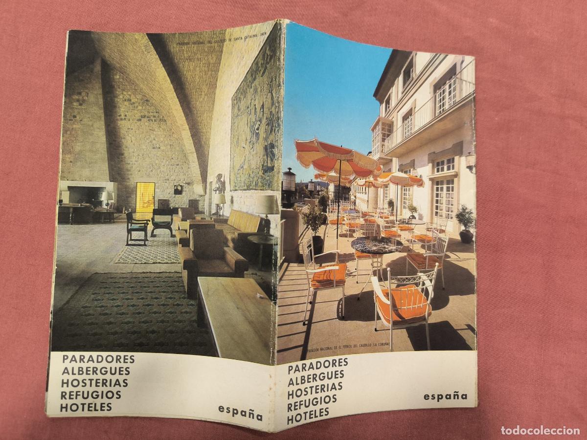 Travel Brochures: Antiguo Folleto Tur&iacute;stico Paradores Albergues Hosterias Espa&ntilde;a Coleccionismo de Papel