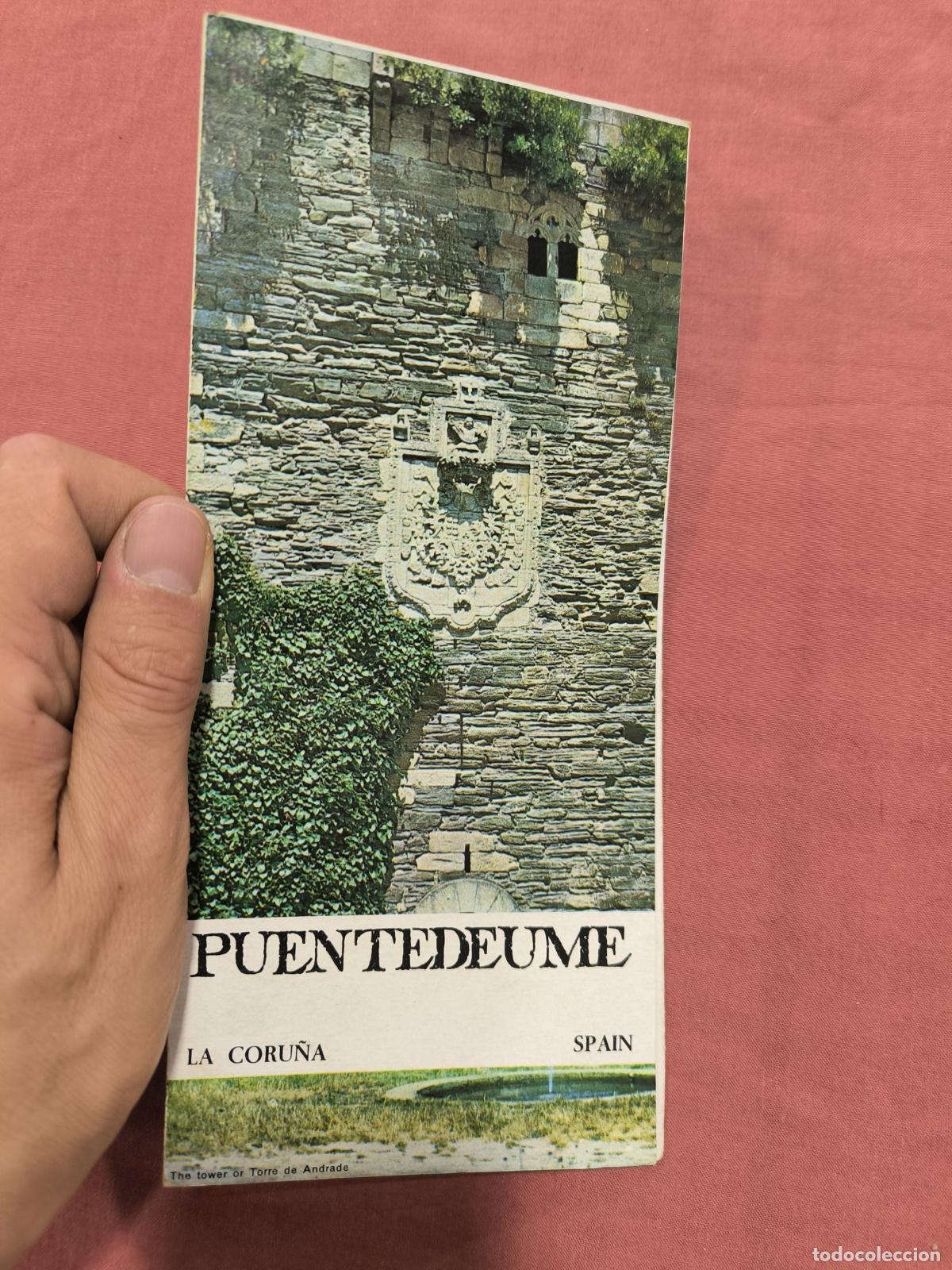 Travel Brochures: Antiguo Folleto Tur&iacute;stico Puentedeume La Coru&ntilde;a Coleccionismo de Papel