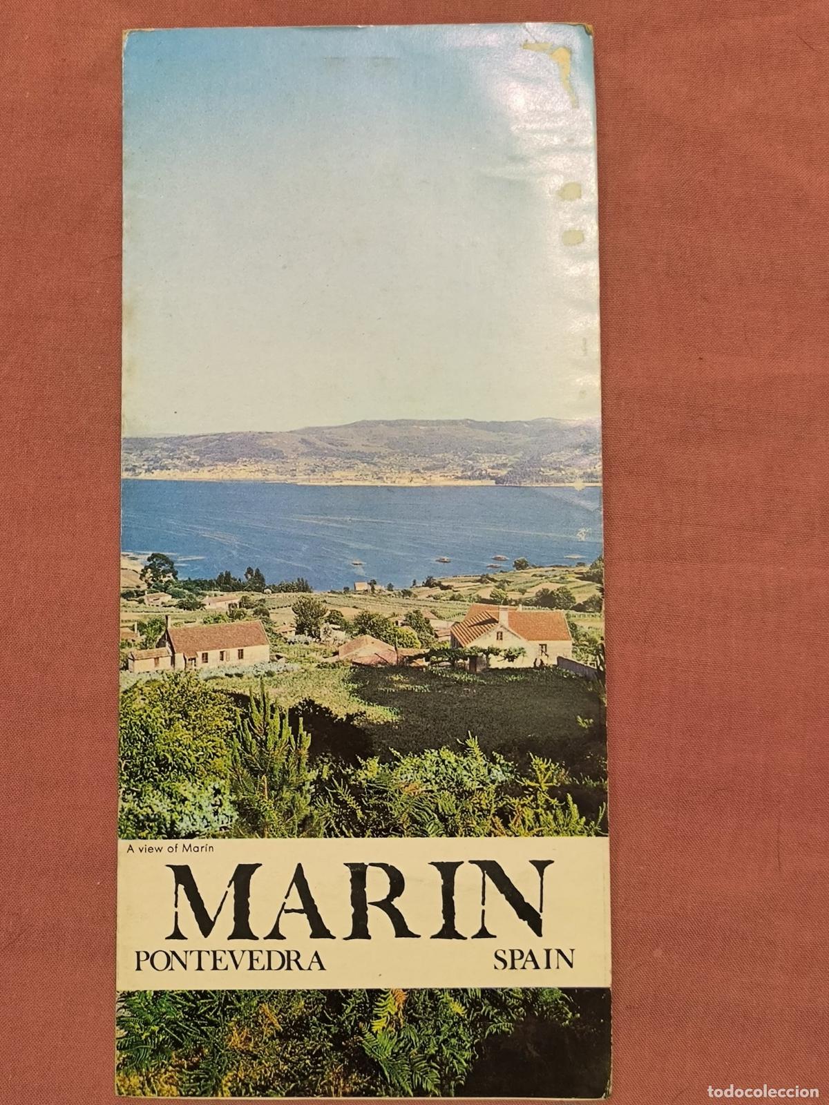 Travel Brochures: Antiguo Folleto Tur&iacute;stico Marin Pontevedra Coleccionismo de Papel