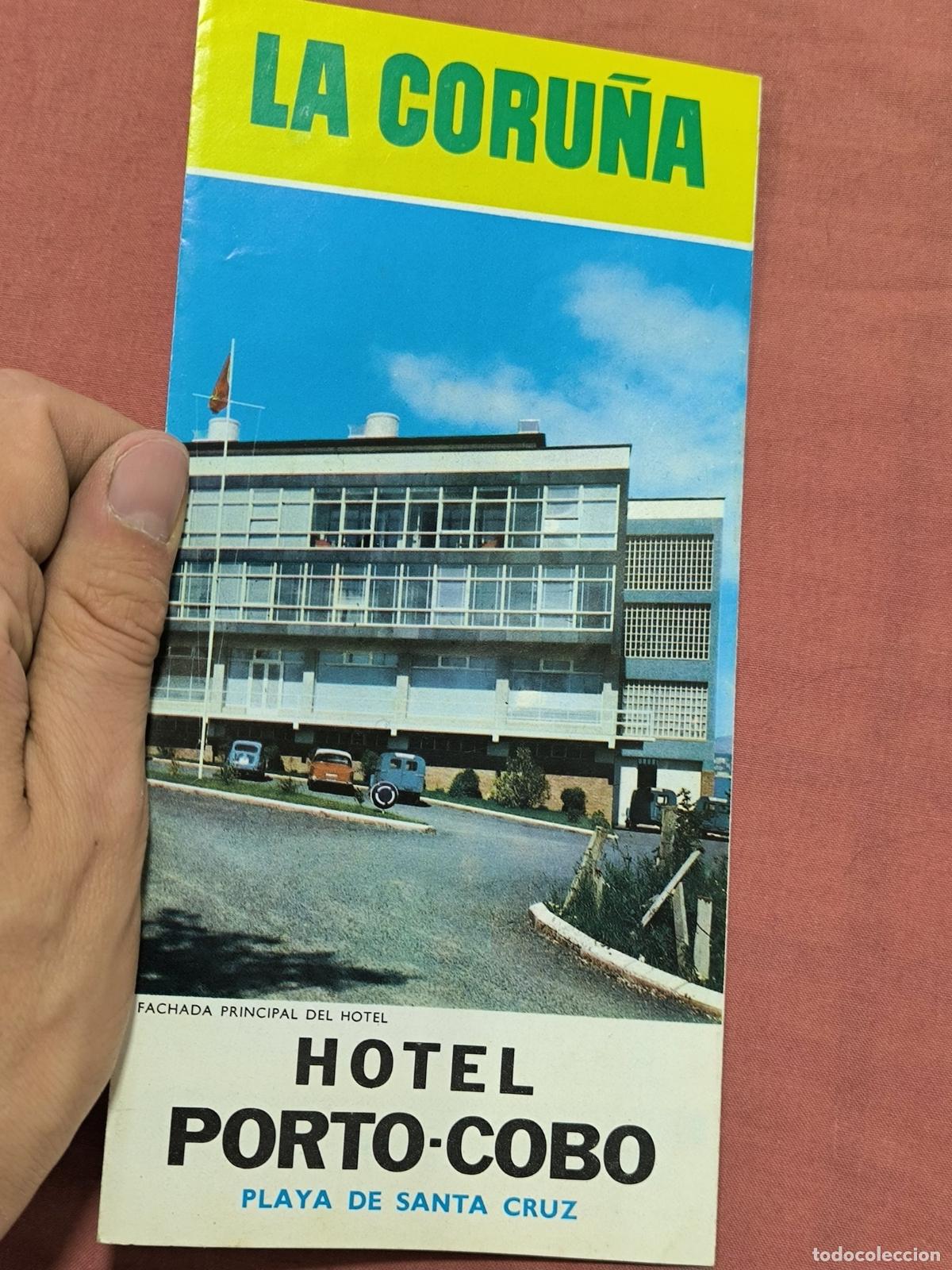 Travel Brochures: Antiguo Folleto Tur&iacute;stico Hotel Porto-cobo Playa Santa Cruz Coleccionismo de Papel