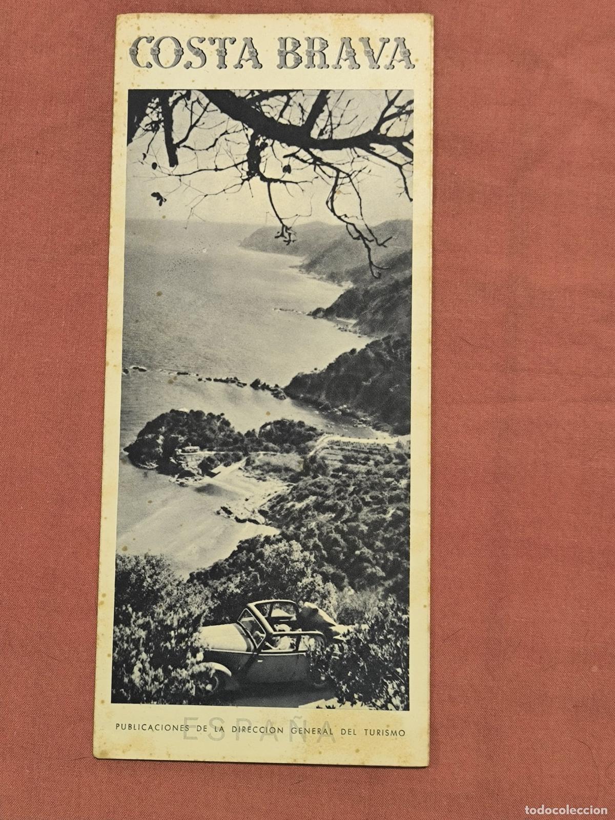 Brochures de tourisme: Antiguo Folleto Tur&iacute;stico Costa Brava Coleccionismo de Papel