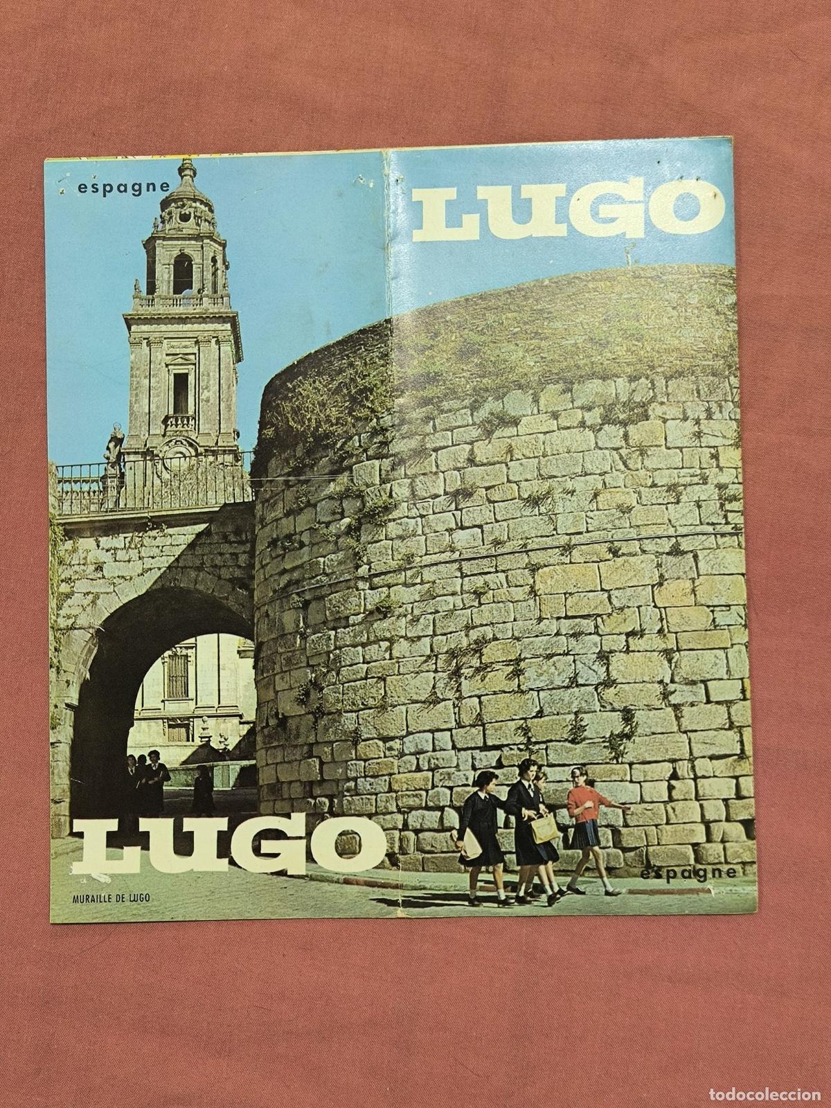 Travel Brochures: Antiguo Folleto Tur&iacute;stico Lugo Espagne Coleccionismo de Papel