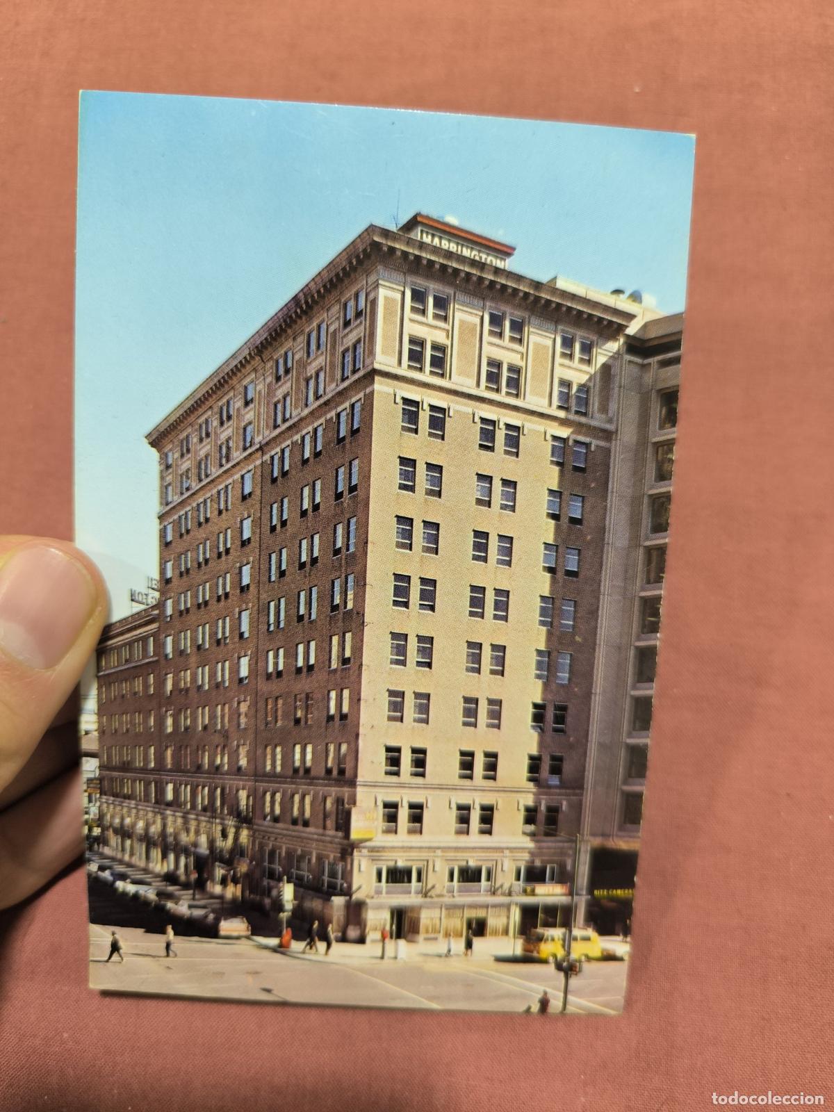 Foglietti di turismo: Postal Antigua Harrington Hotel Washington Exterior Coleccionismo