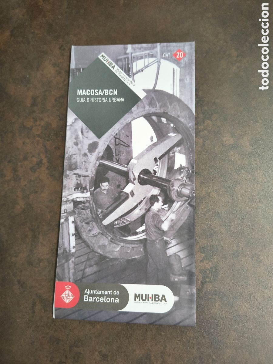Folletos de turismo: MACOSA. BARCELONA. GUIA D&acute;HISTORIA URBANA. DESPLEGABLE.
