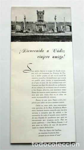 Travel Brochures: Bienvenido a C&aacute;diz, viajero amigo. A&ntilde;os 60