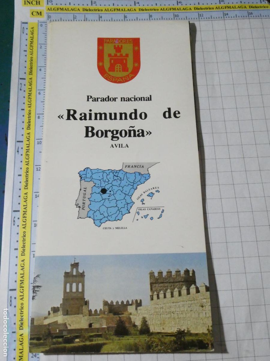 Folhetos de turismo: FOLLETO DOCUMENTO TURISMO. PARADORES ESPA&Ntilde;A. PARADOR RAIMUNDO BORGO&Ntilde;A &Aacute;VILA. 17