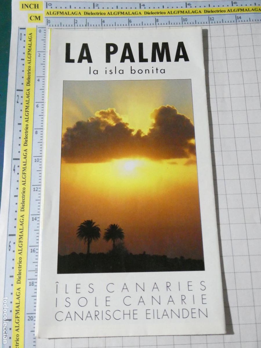 Folhetos de turismo: FOLLETO DOCUMENTO TURISMO. LA PALMA LA ISLA BONITA ISLAS CANARIAS. 19