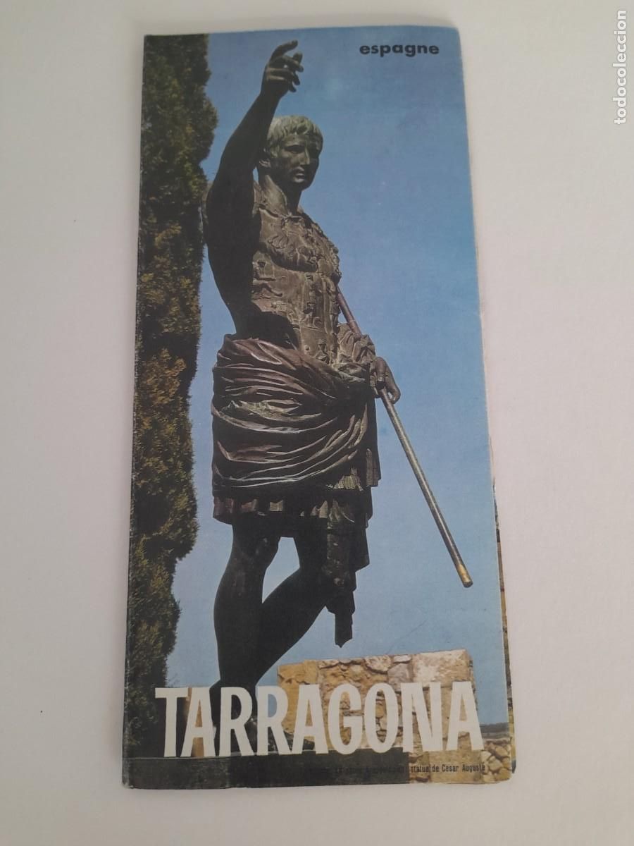 Folletos de turismo: Folleto turistico tarragona, 10x22cm aprox (desplegable, en frances, a&ntilde;os 60/70 aprox)