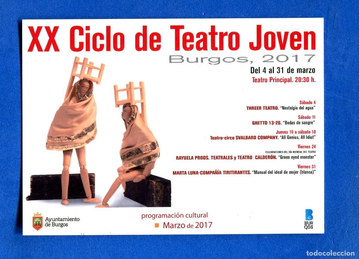 Folletos de turismo: PROGRAMA XX CICLO DE TEATRO JOVEN BURGOS 2017