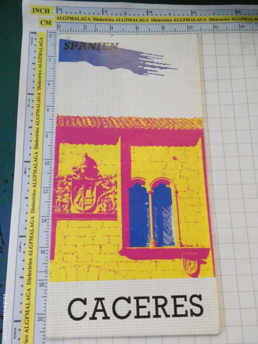 Folletos de turismo: FOLLETO TURISMO C&Aacute;CERES EXTREMADURA 1990