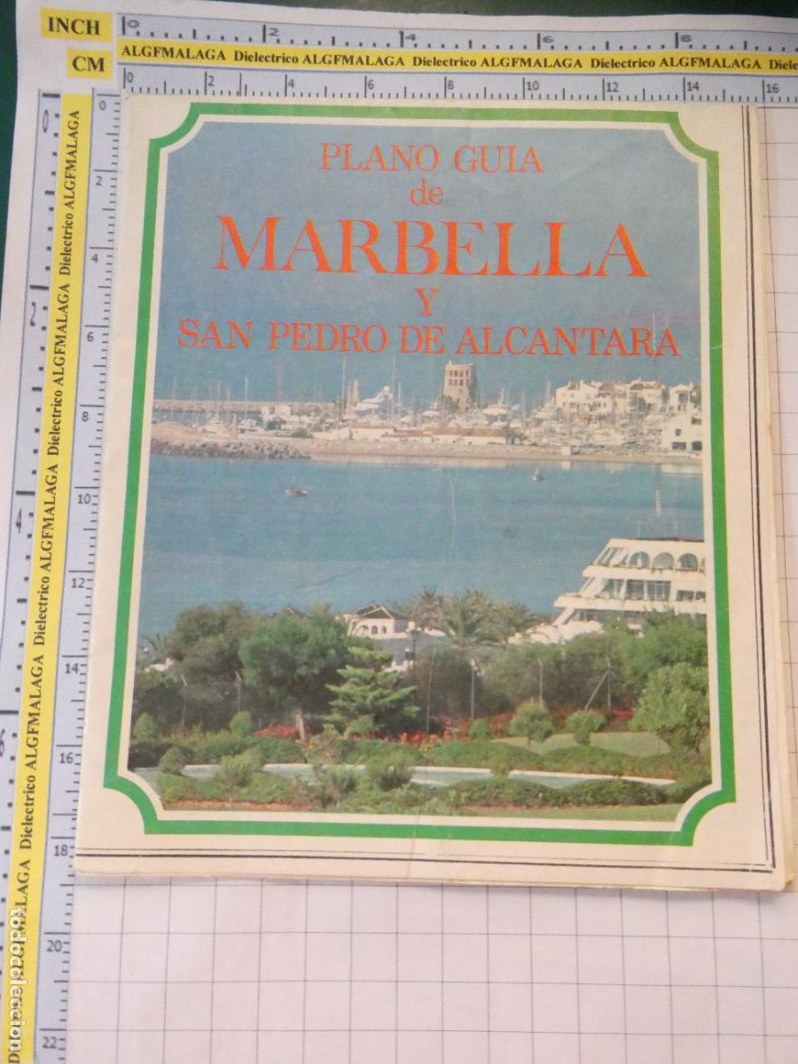 Folletos de turismo: FOLLETO DOCUMENTO TURISMO. PLANO GU&Iacute;A DE MARBELLA Y SAN PEDRO DE ALC&Aacute;NTARA 1985