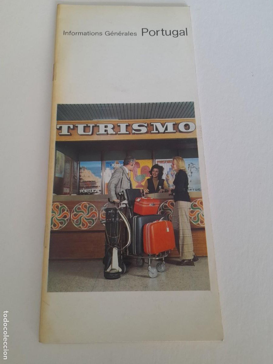 Folletos de turismo: Folleto turistico informations generales portugal, en frances, 10x23cm aprox, a&ntilde;os 60 aprox