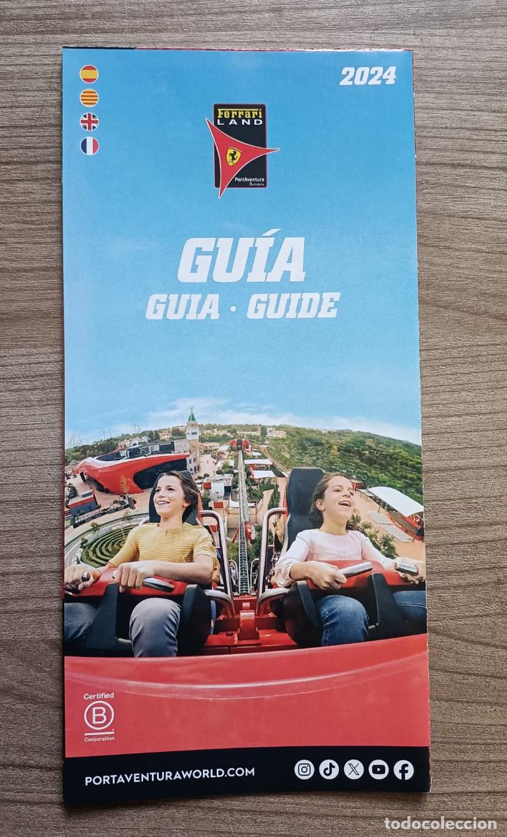 Folletos de turismo: Folleto guia parque tematico Ferrari Land 2024