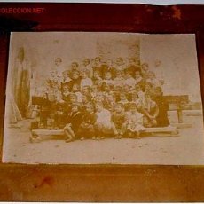 Fotografía antigua: ALBUMINA GRUPO DE NIÑOS 1890. Lote 27346518
