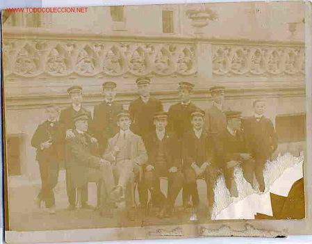Fotografia antica: F128     ALUMNOS 1&ordf; CLASE  1905-06