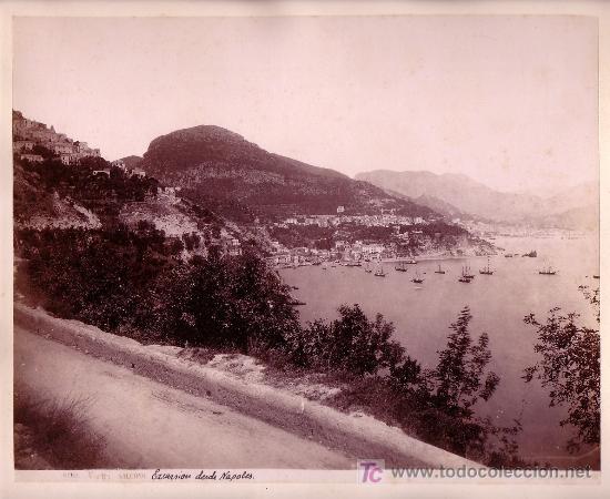 Fotografia antica: SALERNO, N&aacute;poles. foto de giorgio sommer. 1880 aprox.