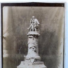 Fotografía antigua: PROYECTO PARA EL MONUMENTO A PITARRA. BARCELONA, AÑO 1900.. Lote 13057761