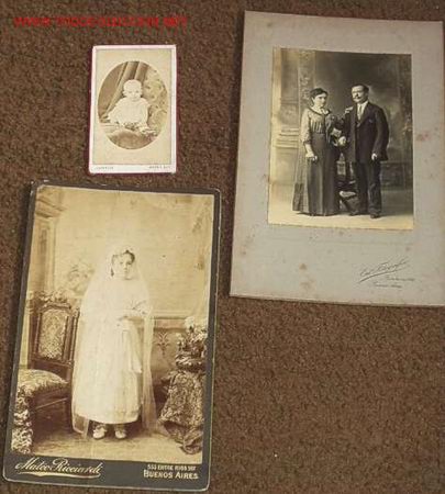 Fotograf&iacute;a antigua: LOTE DE TRES FOTOGRAFIAS ANTIGUAS