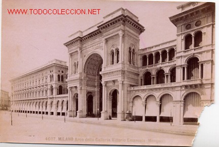 Fotografia antica: FOTOGRAFIA MILAN MILANO ITALIA , Mide 10  x  15  ctms.  F3
