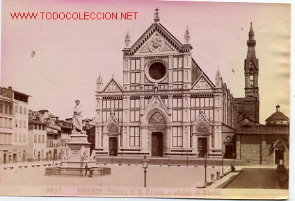 Alte Fotografie: FOTOGRAFIA FIRENZE   ITALIA , Mide aproximadamente   10  x  15  ctms.  F9