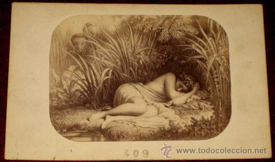 Antique Photography: ANTIGUA FOTOGRAFIA ALBUMINA - FOTOGRAFIA GOUPIL & CIA - MIDE 10,5 X 6,5 CMS.