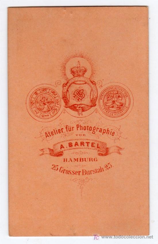 Fotograf&iacute;a antigua: FOTOGRAFIA DE A. BARTEL. HAMBURG