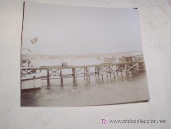 Fotografia antiga: foto muelle del real de san carlos uruguay