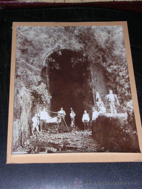 Fotografia antica: ALBUMINA M.O.PERESTRELLO PHOTOGRAPH,TAMPON EN LAPIZ RABACAL,MADEIRA O CANARIAS24,5X19 CM.