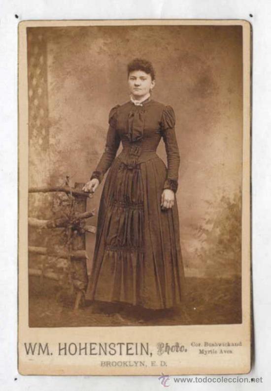 Fotograf&iacute;a antigua: RETRATO #3, EN CABINET CARD, CA 1900