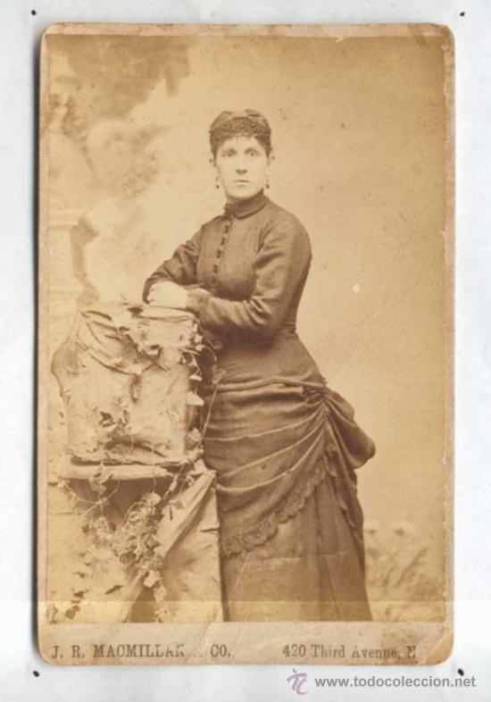 Fotograf&iacute;a antigua: RETRATO # 4, EN CABINET CARD, CA 1900