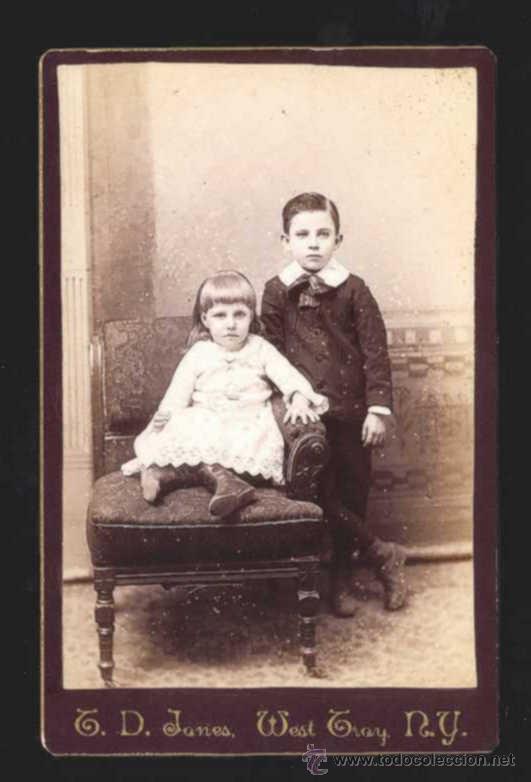 Fotograf&iacute;a antigua: RETRATO # 6, EN CABINET CARD, CA 1900