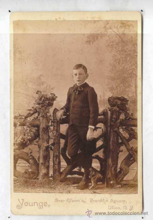 Fotograf&iacute;a antigua: RETRATO # 6, EN CABINET CARD, CA 1900