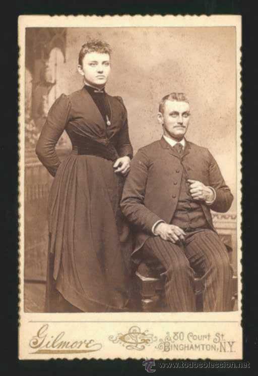 Fotograf&iacute;a antigua: RETRATO # 9, EN CABINET CARD, CA 1900