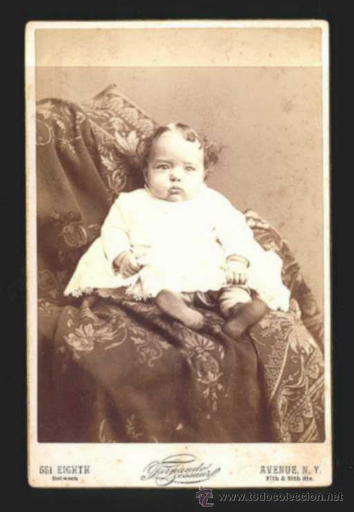 Fotograf&iacute;a antigua: RETRATO #1, EN CABINET CARD, CA 1900