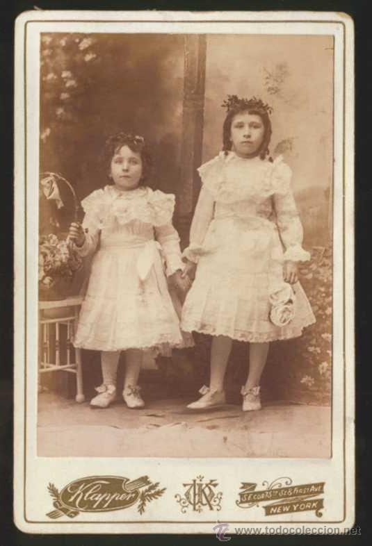 Fotograf&iacute;a antigua: RETRATO # 11, EN CABINET CARD, CA 1900