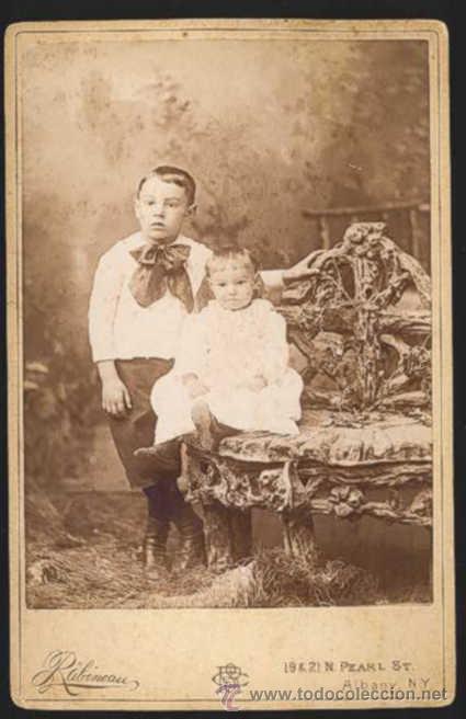 Fotograf&iacute;a antigua: RETRATO # 14, EN CABINET CARD, CA 1900