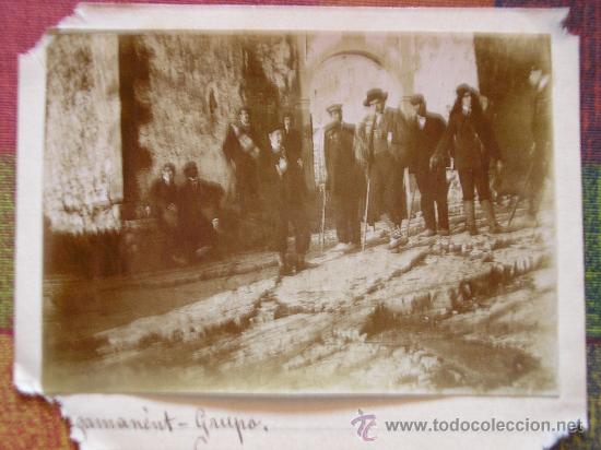 Antique Photography: fotografia tagamanent  grupo de gentes del pueblo principios de siglo