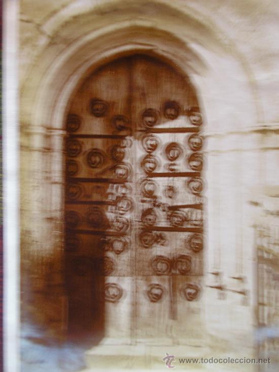 Fotografia antica: fotografias albumina tagamanent puerta de la iglesia principios de siglo