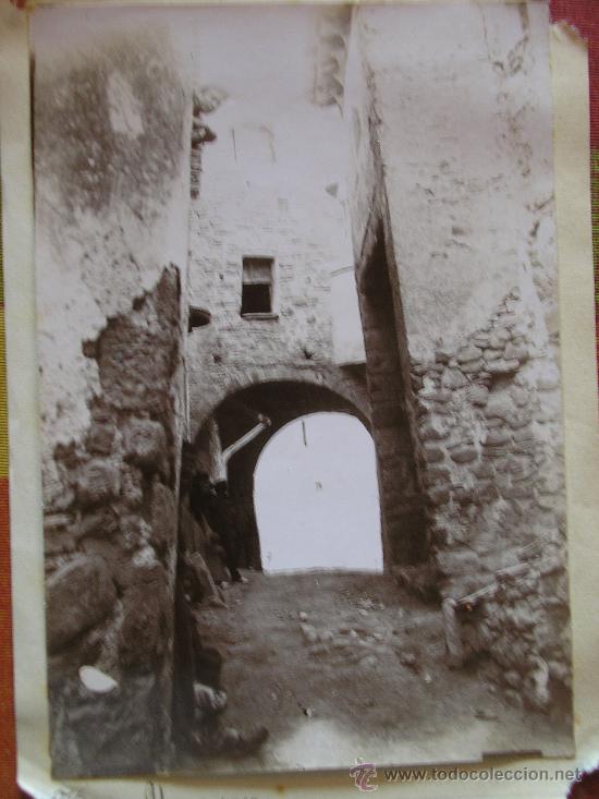 Fotografia antica: FOTOGRAFIA  ALBUMINA TOUS.. UN CARRER