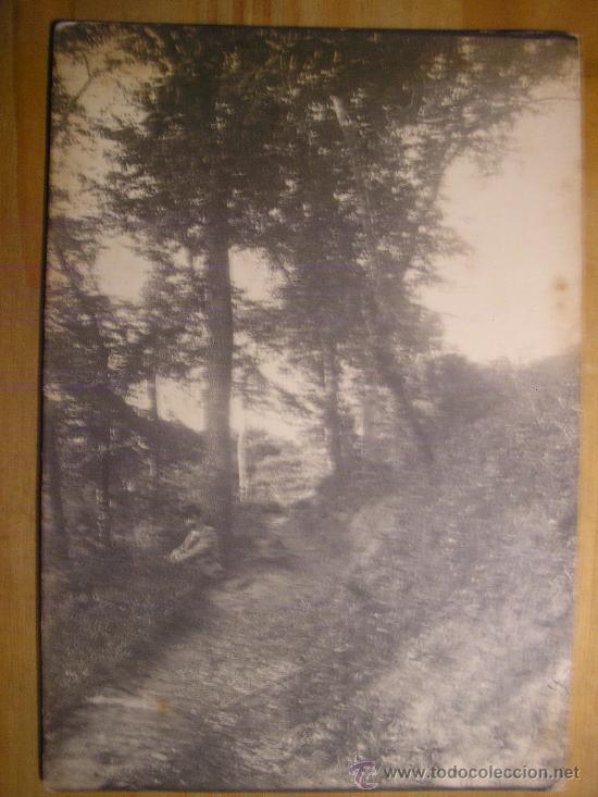 Fotografia antica: FOTOGRAFIA  SARDANYOLA CERDA&Ntilde;OLA CAMINO.. FUENTE DE CAN TIANA PRINCIPIOS DE SIGLO