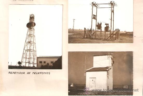 Photographie ancienne: SANTA MARTA (LA RODA) REPETIDOR DE TELEFONOS Y TRANSFORMADORES