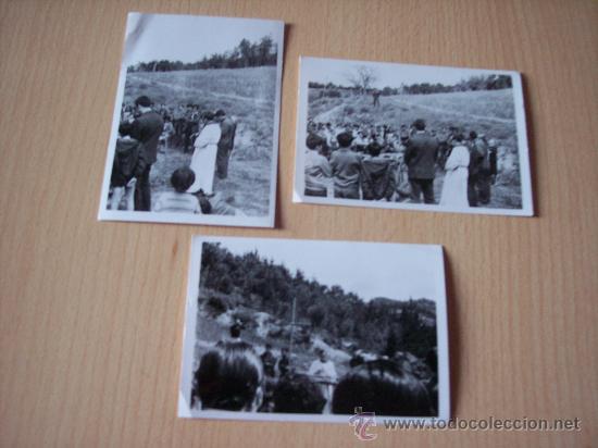 Fotografia antica: LOTE DE 3  FOTOGRAF&Iacute;AS DE VALLGORGINA A&Ntilde;O 1970( FORMATO: 11x7,5 )
