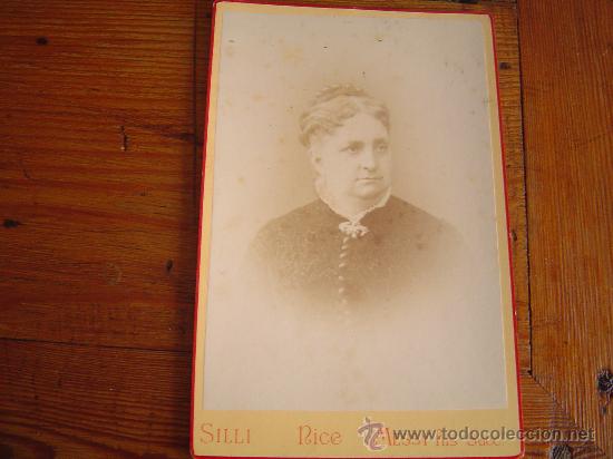 Fotografia antica: Fotografia antigua de Sra