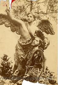 Fotografia antica: FOTOGRAFIA ANTIGUA. ALBUMINA. LA ORACION EN EL HUERTO. SALCILLO.